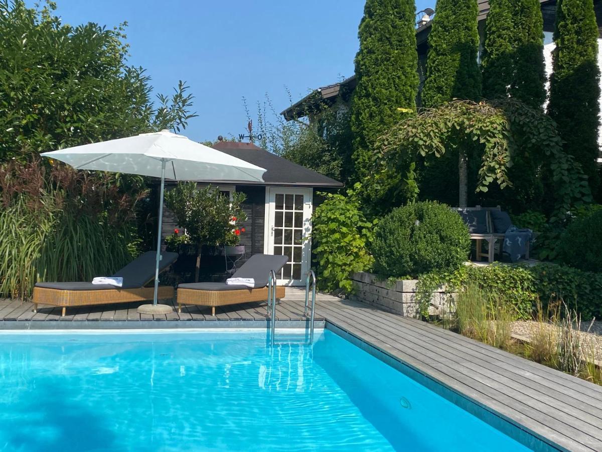 Landhaus Am Plattenbichl - Luxus Apartment Mit Privat-Pool Und Sauna - Im Sommer Bergbahn Inklusive โอเบอร์สทดอร์ฟ ภายนอก รูปภาพ