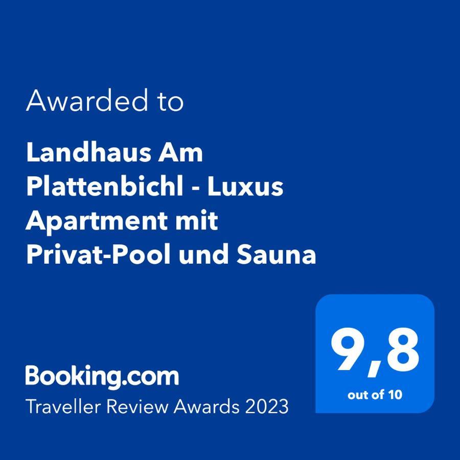 Landhaus Am Plattenbichl - Luxus Apartment Mit Privat-Pool Und Sauna - Im Sommer Bergbahn Inklusive โอเบอร์สทดอร์ฟ ภายนอก รูปภาพ